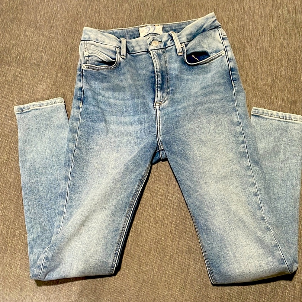 Free people jeans skinny high rise pants